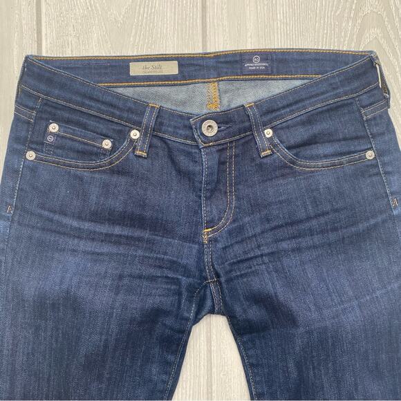 Adriano Goldschmied The Stilt Cigarette Leg Dark Wash Blue Skinny Jeans Size 26R - Picture 9 of 11